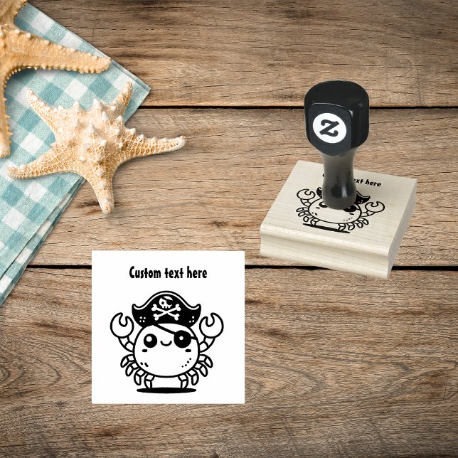Pirate Crab Rubber Stamp (Creator Uploaded)