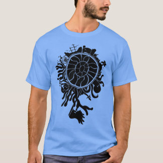 Pirate Crest Sea Turtle Long T-Shirt