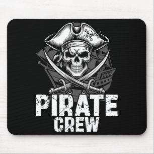 Pirate crew funny costume party men boys mouse pad