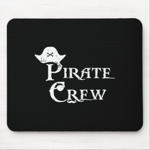 Pirate Crew Funny Halloween Costume Party Men Boys Mouse Pad