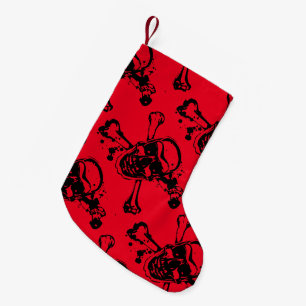 Pirate Cross Bones Small Christmas Stocking