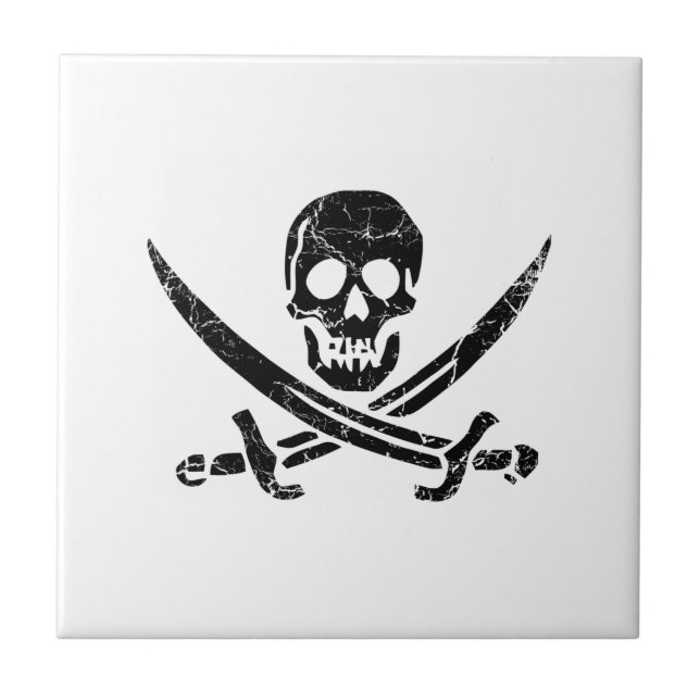 Pirate Cross Tile (Front)