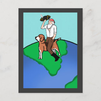 Pirate Darwin Postcard