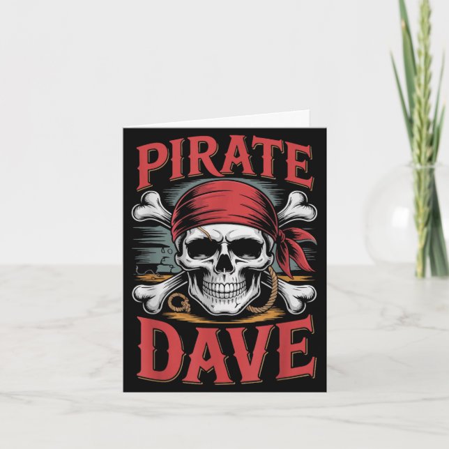 Pirate dave  card (Front)