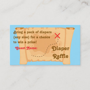 Pirate Diaper Raffle Cards