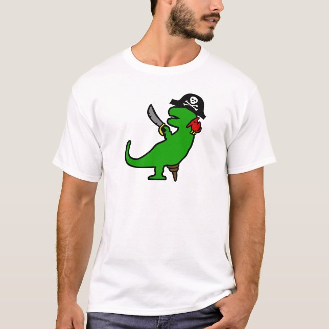 Pirate Dinosaur T-Shirt (Front)