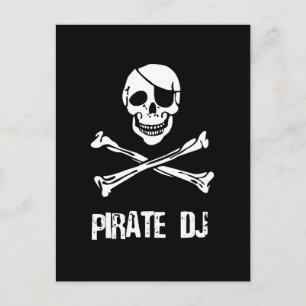 Pirate DJ Postcard