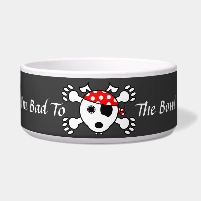 Pirate Dog Bad To The Bowl (Front)