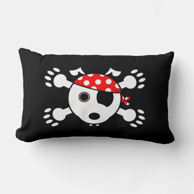 Pirate Dog Lumbar Cushion (Front)