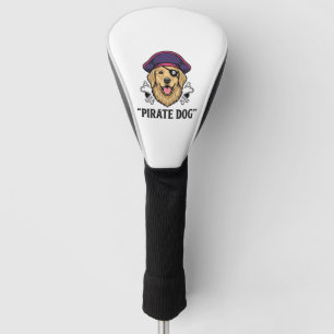 Pirate Dog Vintage Engraving Shirt Design_1 Golf Head Cover