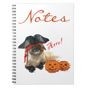 Pirate Doggie Spiral Notebook