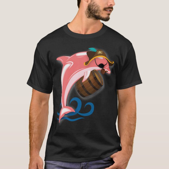 Pirate Dolphin T-Shirt (Front)