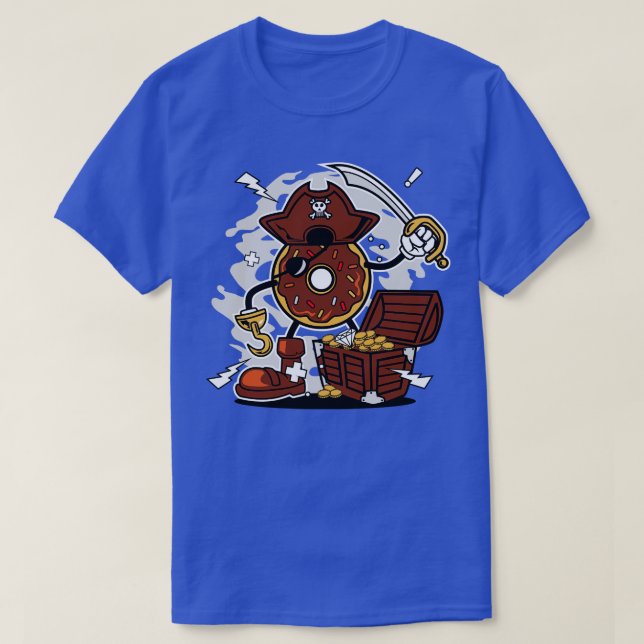 PIRATE DONUT T-Shirt (Design Front)