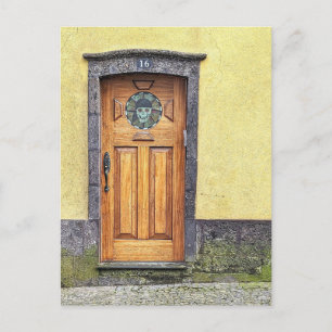 Pirate Door Holiday Postcard