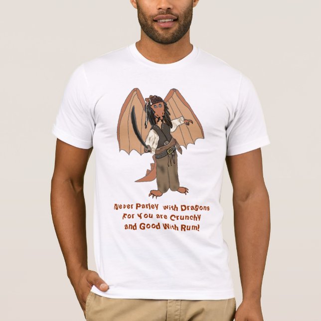 Pirate Dragon Men's T-Shirt (Front)