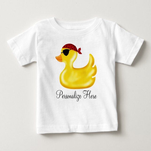 Pirate Duck  Birthday T-Shirt (Front)