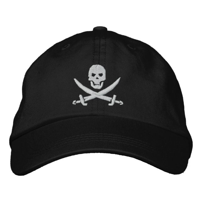 Pirate Embroidered Hat (Front)