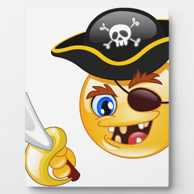 pirate emoji plaque (Front)
