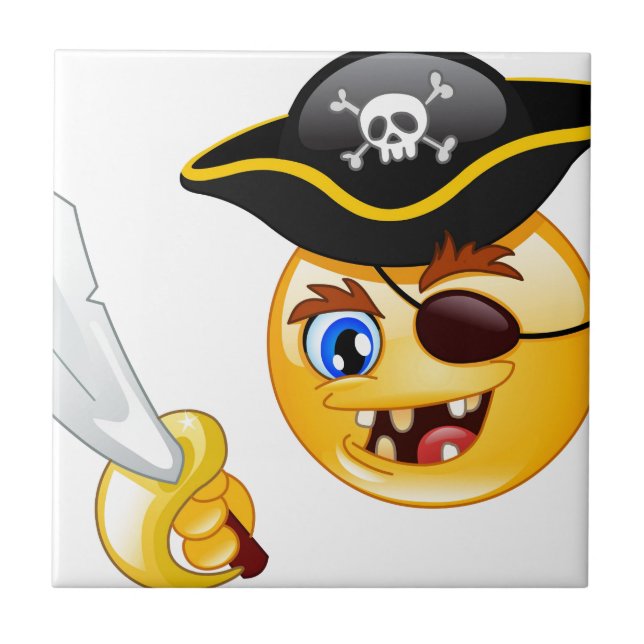 pirate emoji tile (Front)