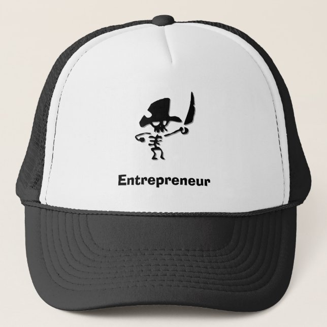 Pirate Entrepreneur Trucker Hat (Front)