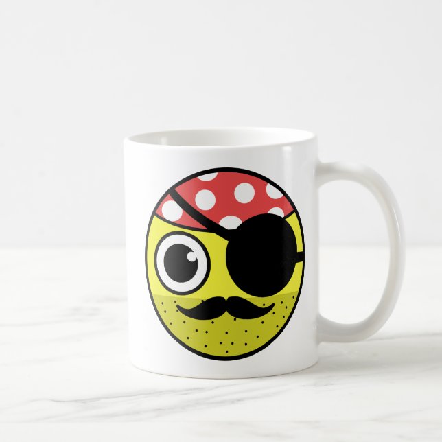 Pirate Face Coffee Mug (Right)