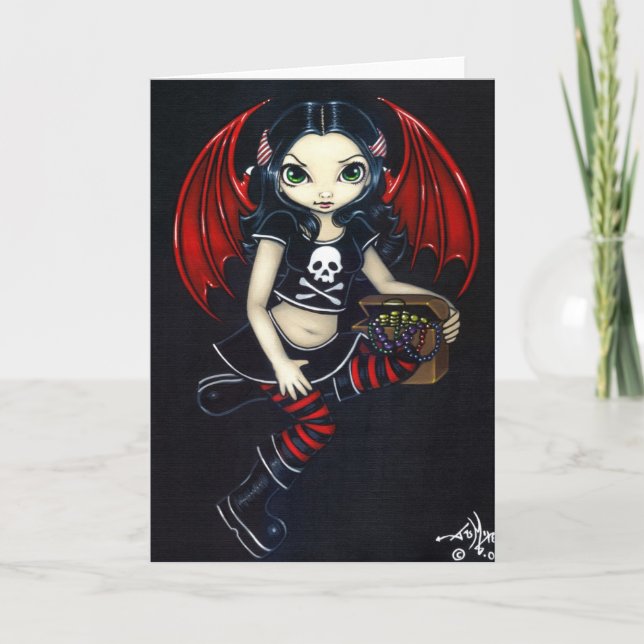 "Pirate Fairy" Greeting Card (Front)