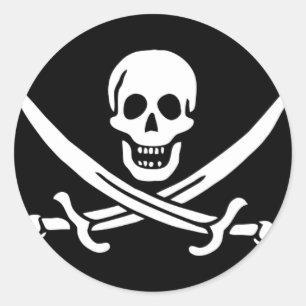 Pirate Flag Gifts Classic Round Sticker