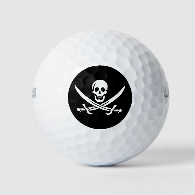Pirate Flag Golf Balls (Front)