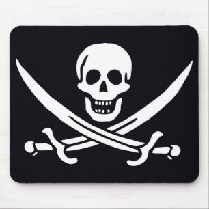 Pirate Flag Jack Rackham Mouse Pad