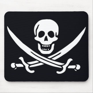 Pirate Flag Jack Rackham Mouse Pad