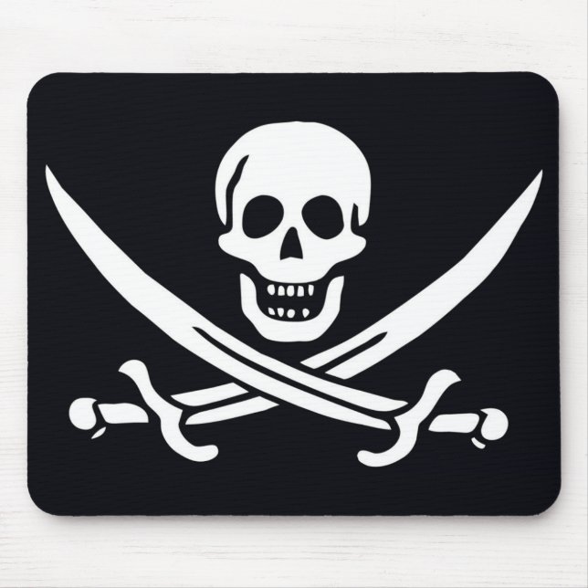 Pirate Flag Jack Rackham Mouse Pad (Front)