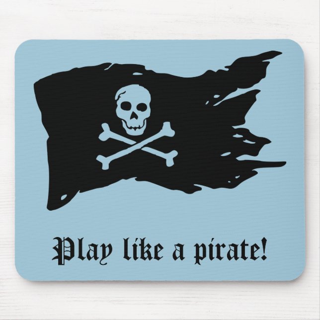 Pirate Flag Mousepad (Front)