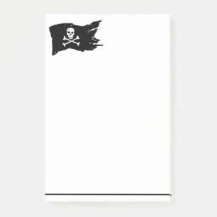 Pirate Flag Post it Notes