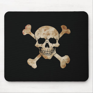 Pirate Flag Skull And Crossbones Skeleton Graphic Mouse Pad