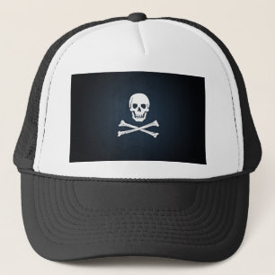 pirate flag trucker hat