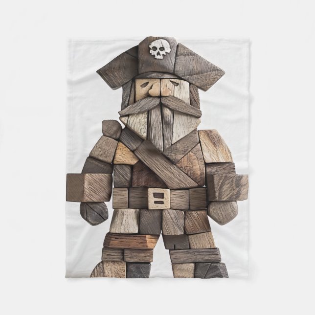 PIrate Fleece Blanket (Front)