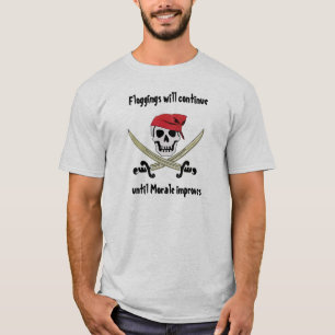 Pirate Floggings Jolly Roger T-Shirt