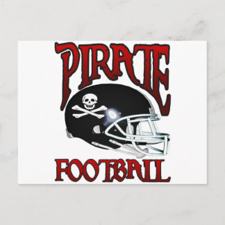 PIRATE FOOTBALL POSTCARD