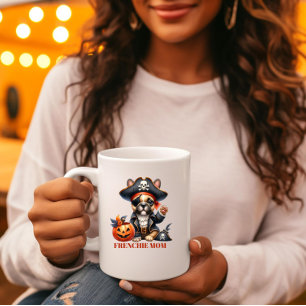 Pirate French Bulldog Halloween Frenchie Mum Coffee Mug