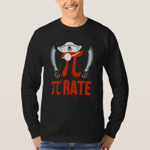 Pirate Funny Pi Symbol Math Lover Matching Teacher T-Shirt