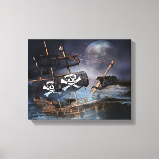 PIRATE GHOST SHIP CANVAS PRINT