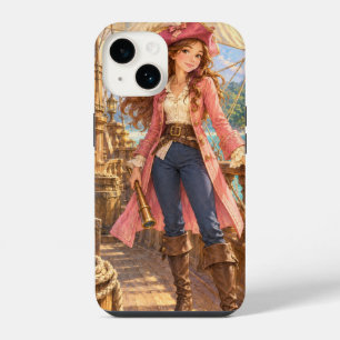 Pirate girl adventure phone case