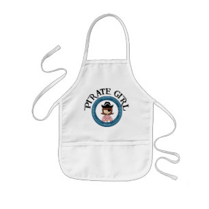 Pirate Girl Kids Apron