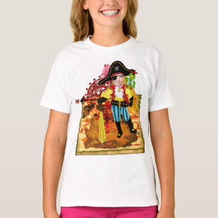 Pirate girl photo t-shirt