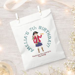 Pirate Girl Treasure Map Fun Birthday Party Favour Bags