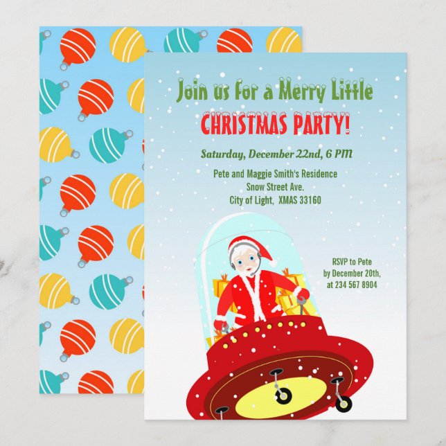 Pirate Girl Treasure Map Fun Birthday Party Invitation (Front/Back)