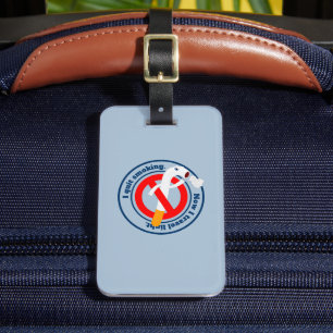 Pirate Girl Treasure Map Fun Birthday Party Luggage Tag