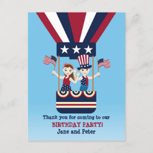 Pirate Girl Treasure Map Fun Birthday Party Postcard