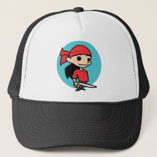 Pirate Girl Trucker Hat