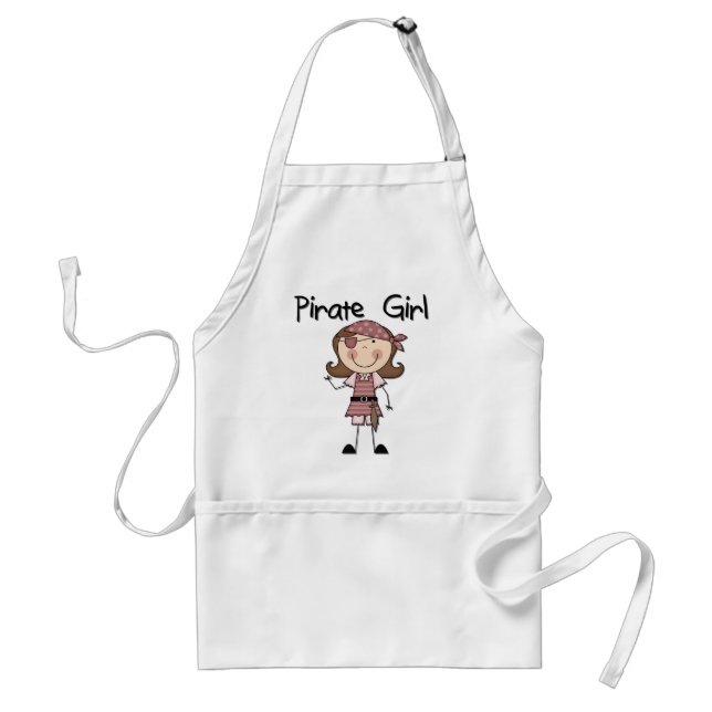 Pirate Girl Tshirts and Gifts Standard Apron (Front)